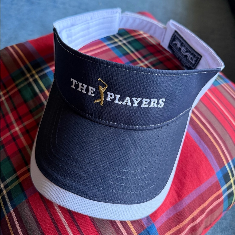 AHEAD ⛳️ Men’s Navy & White ‘PLAYERS CHAMPIONSHIP’ Visor - Size OS
